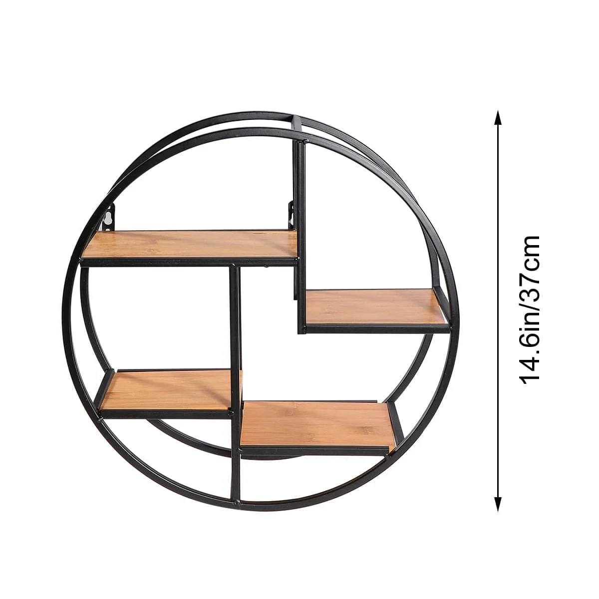 Iron Circular Wall Shelf - Glova