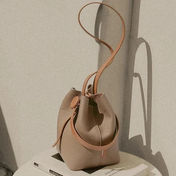 Itaca Genuine Leather Bucket Bag - Glova