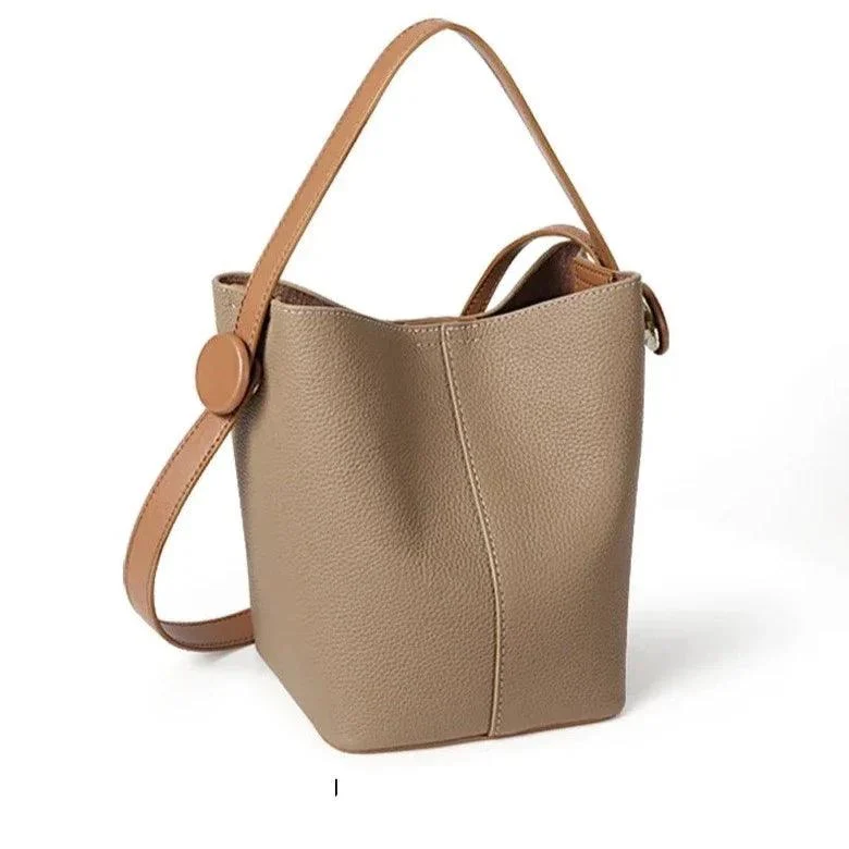 Itaca Genuine Leather Bucket Bag - Glova