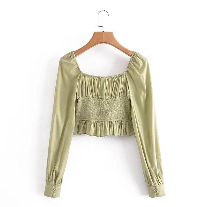 Jalissa Cropped Blouse - Glova