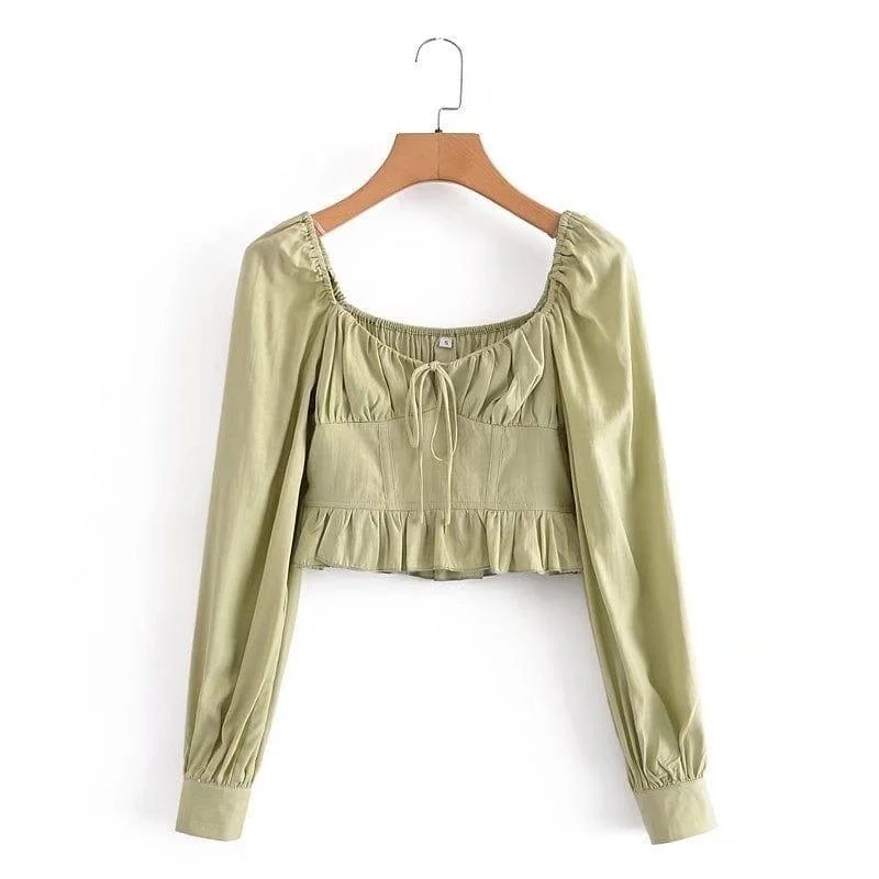 Jalissa Cropped Blouse - Glova