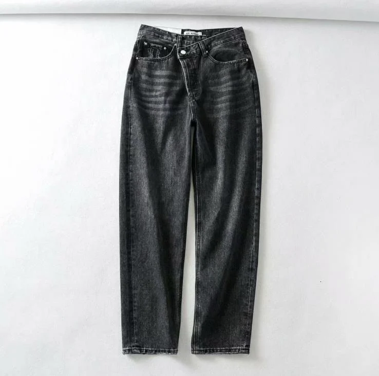 Jamie Side Fly Boyfriend Jeans - Black or Blue - Glova