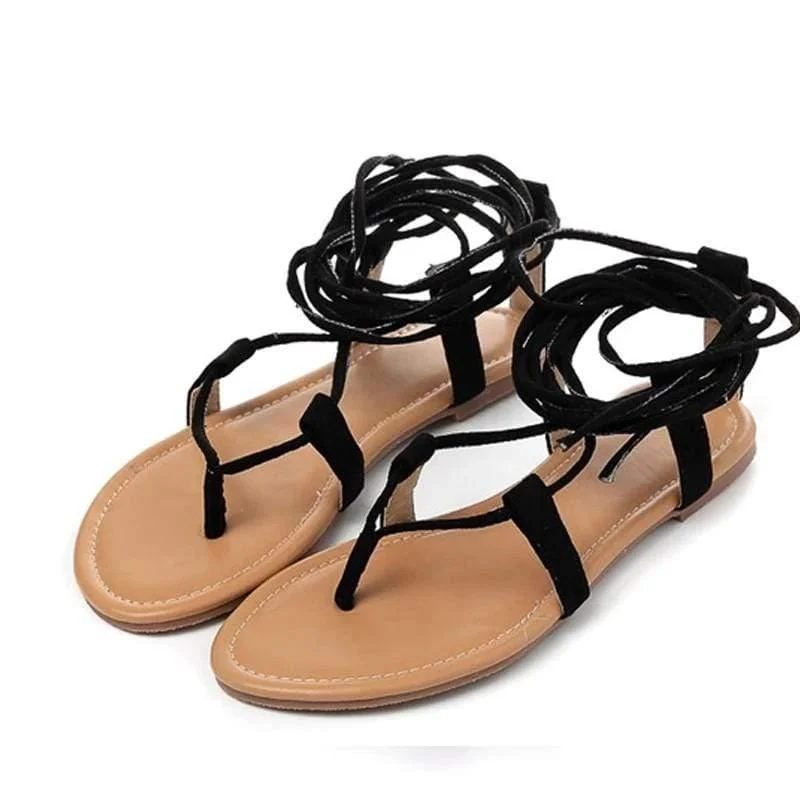 Janaina Lace Up Sandals - Glova