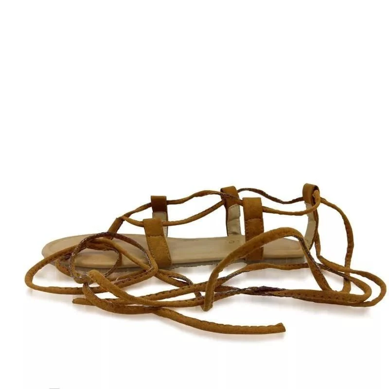 Janaina Lace Up Sandals - Glova