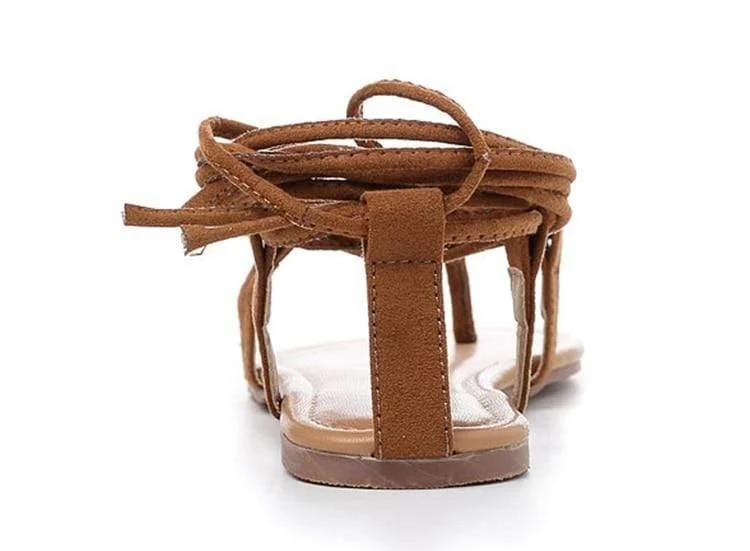 Janaina Lace Up Sandals - Glova