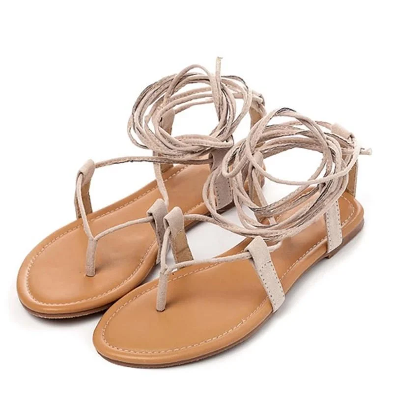 Janaina Lace Up Sandals - Glova