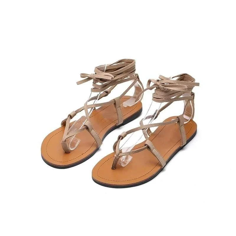 Janaina Lace Up Sandals - Glova