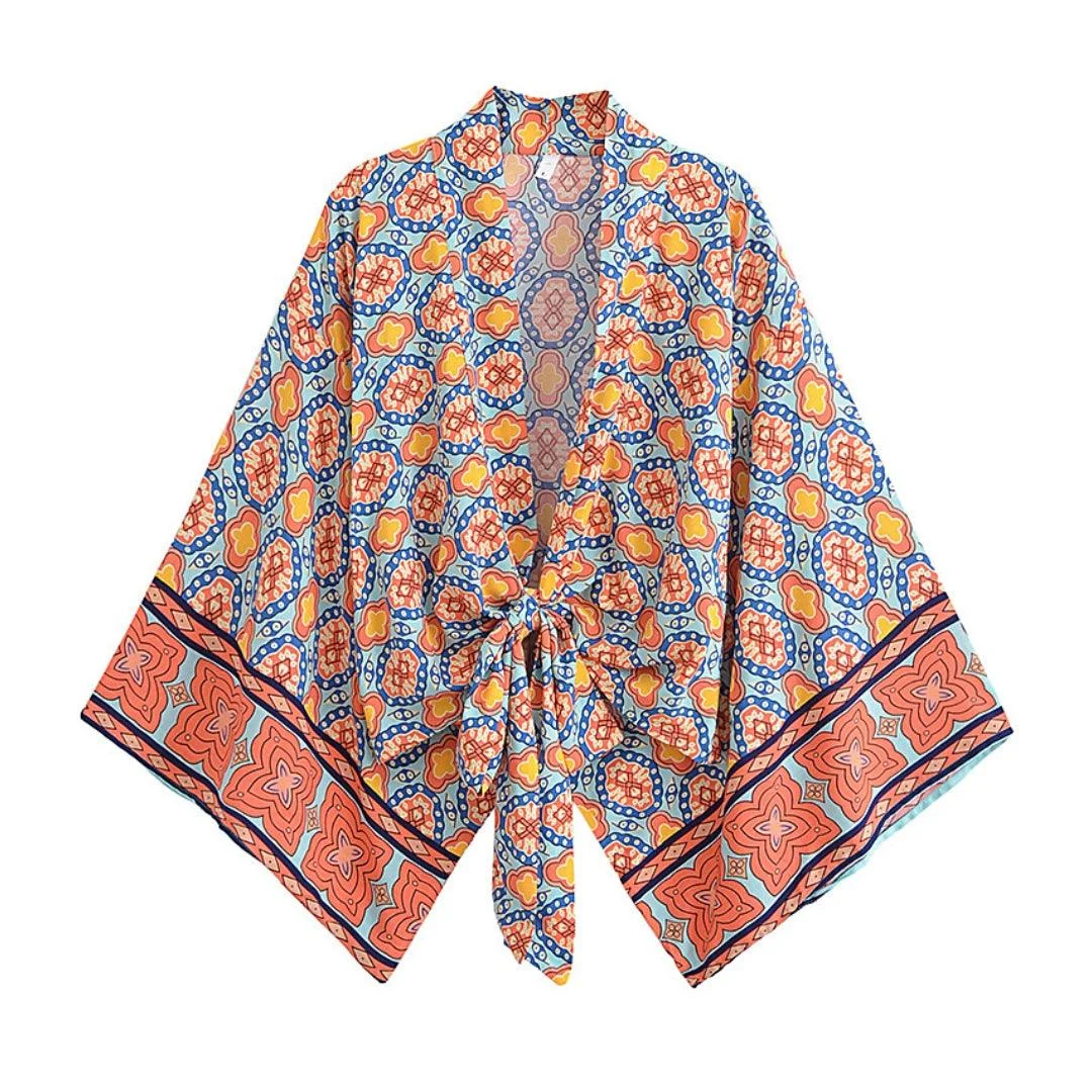 Jayna Cropped Kimono - Glova