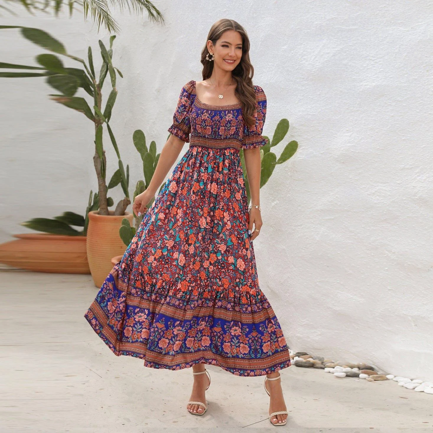 Jenna Boho Maxi Dress - Glova