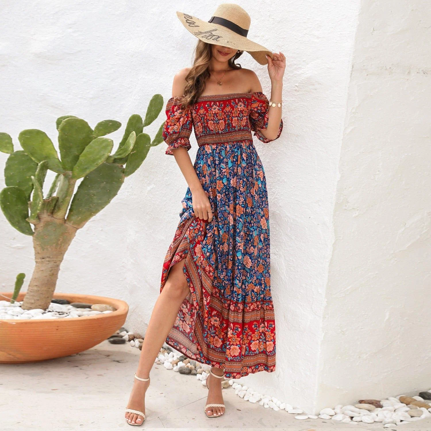 Jenna Boho Maxi Dress - Glova