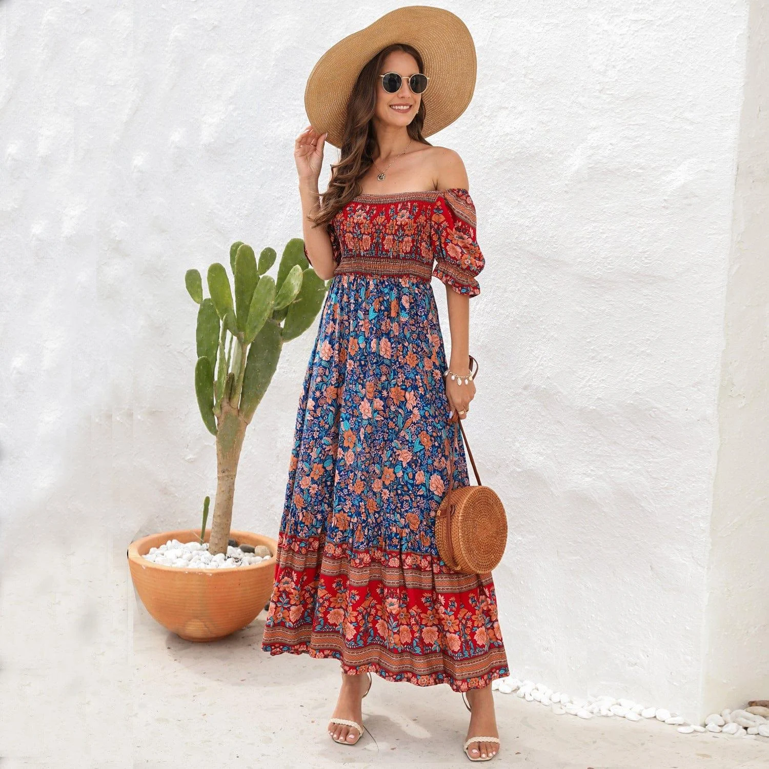 Jenna Boho Maxi Dress - Glova