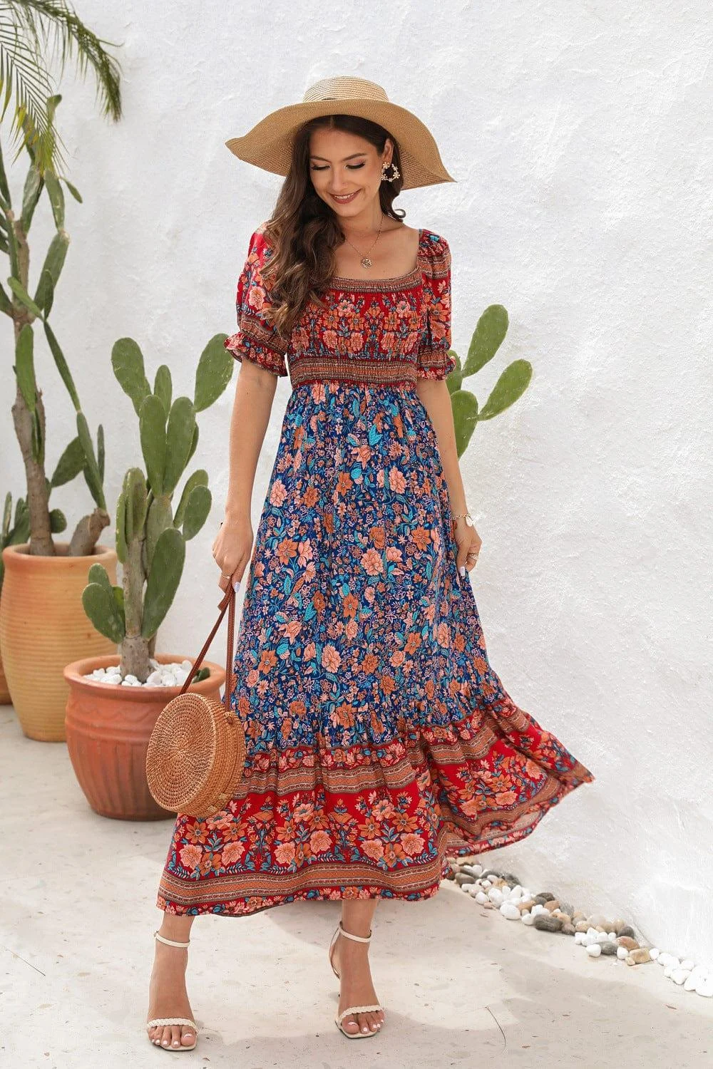 Jenna Boho Maxi Dress - Glova