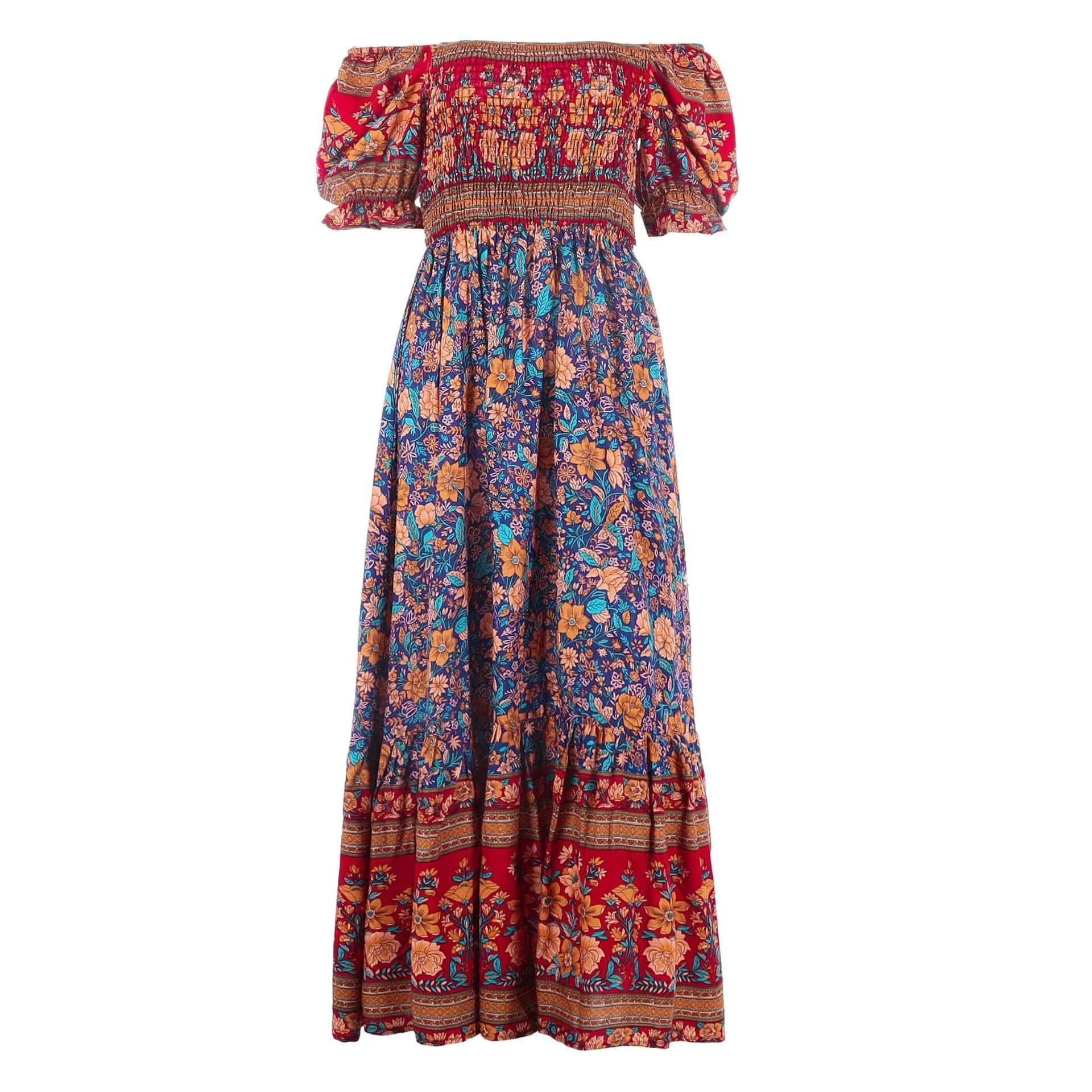 Jenna Boho Maxi Dress - Glova