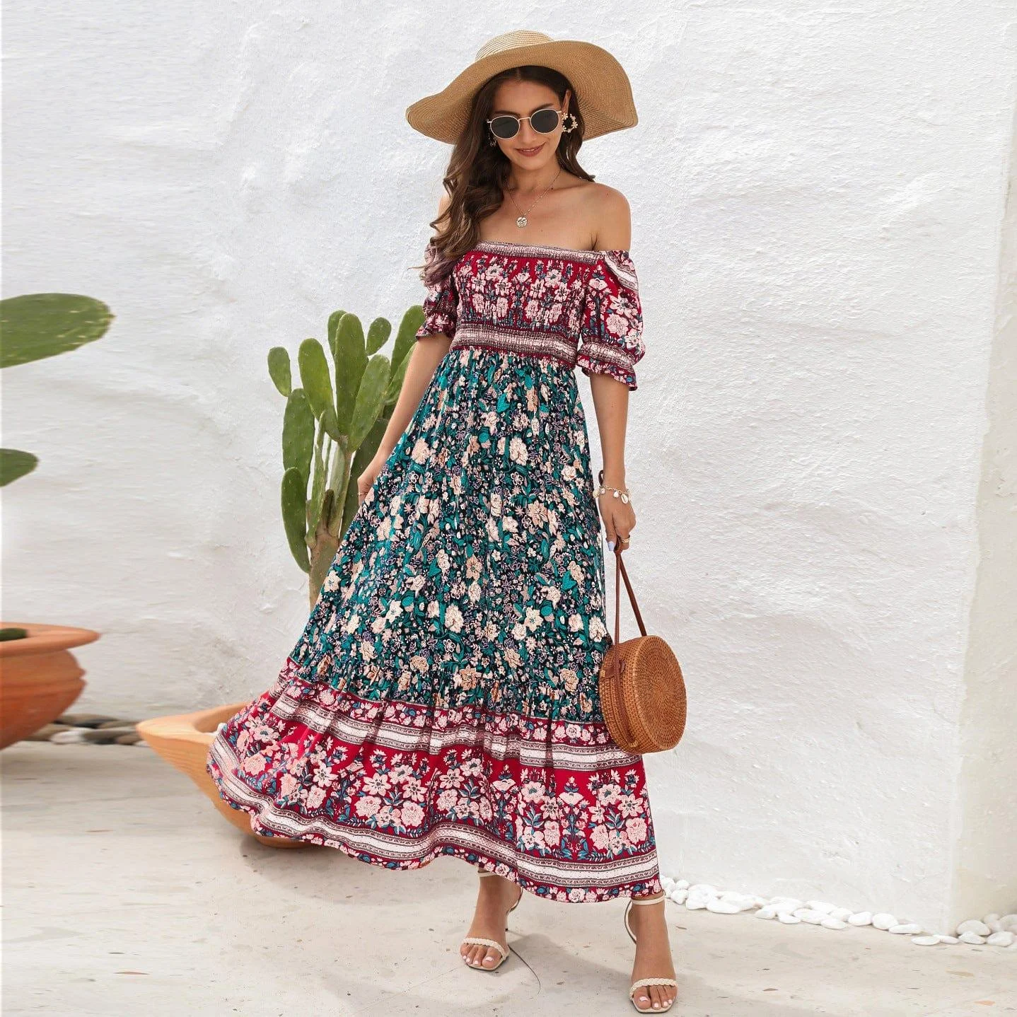 Jenna Boho Maxi Dress - Glova