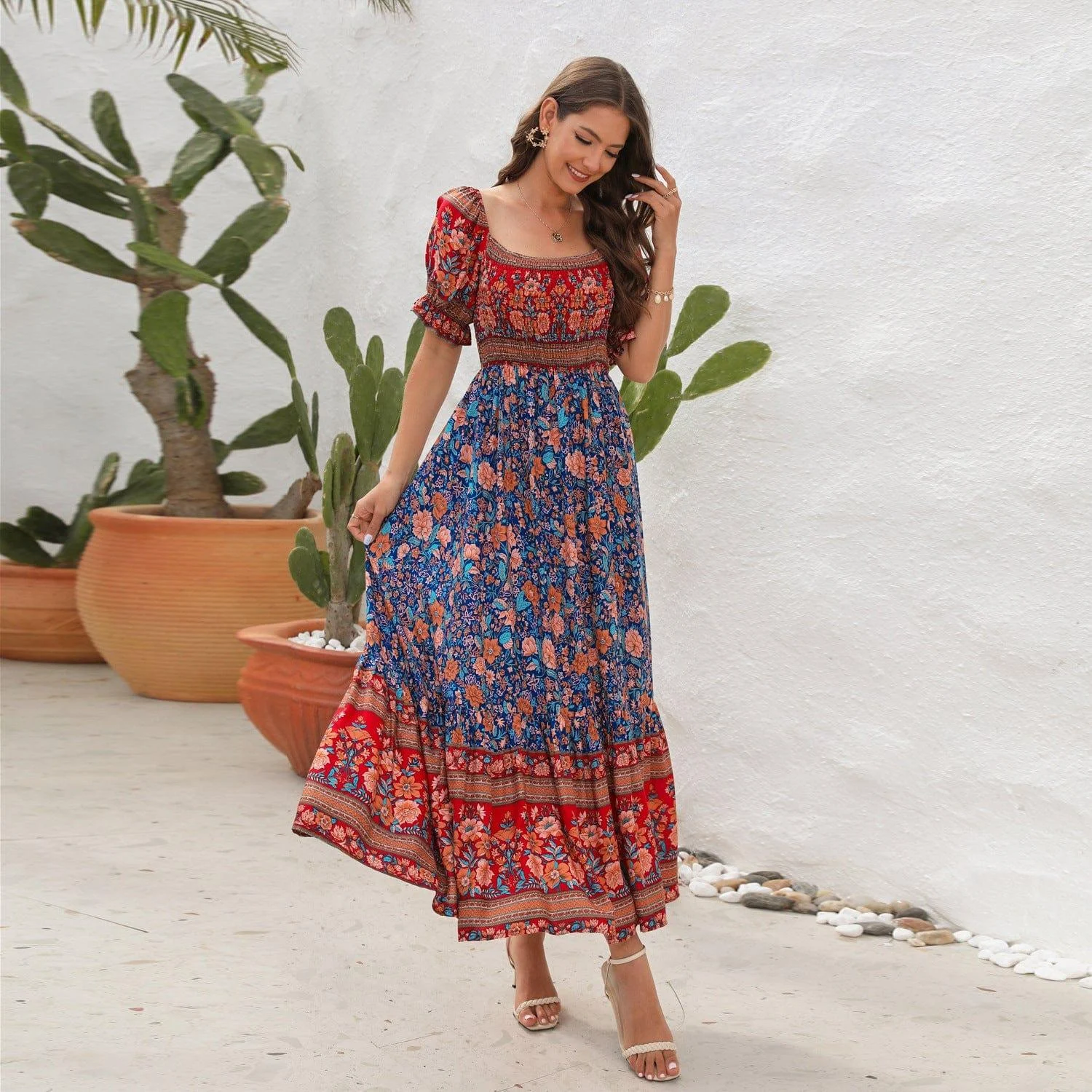 Jenna Boho Maxi Dress - Glova