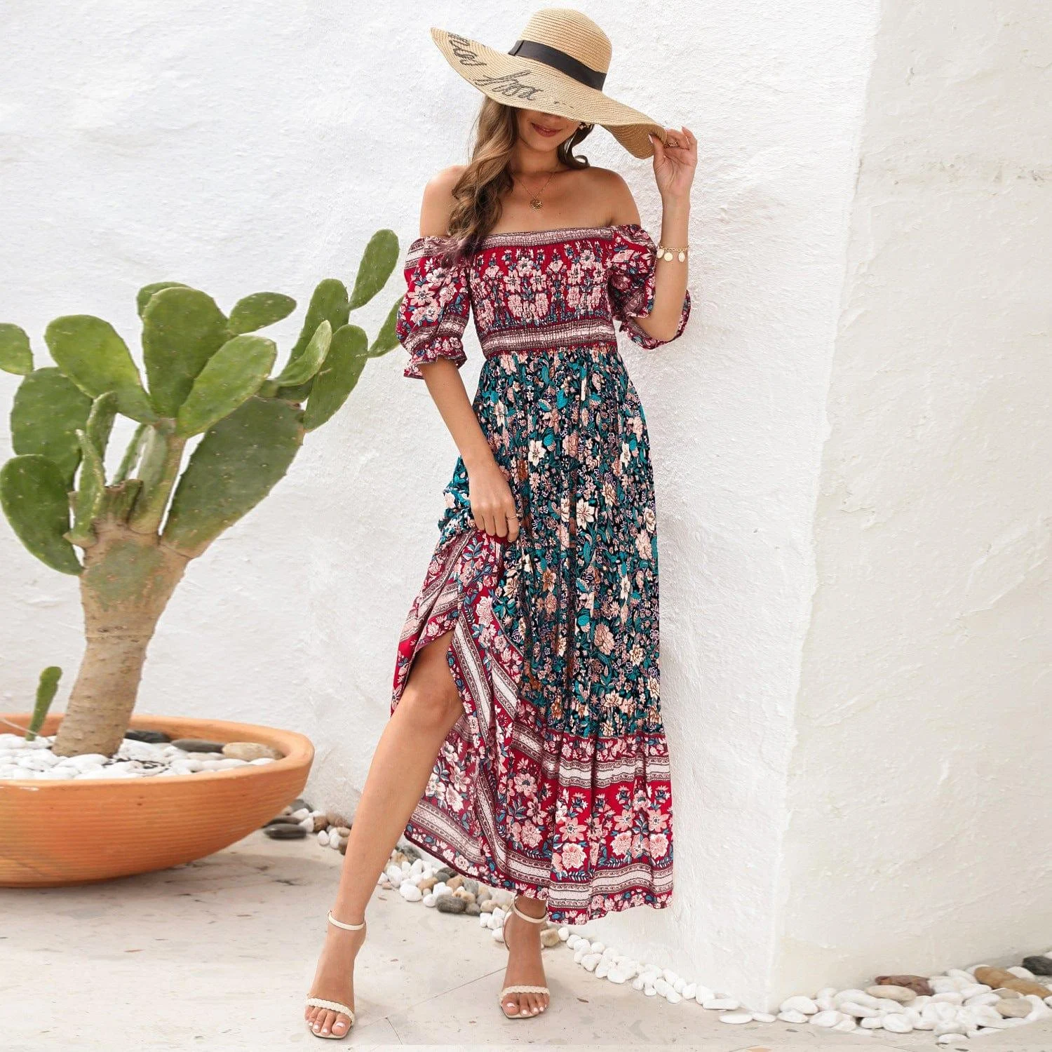 Jenna Boho Maxi Dress - Glova