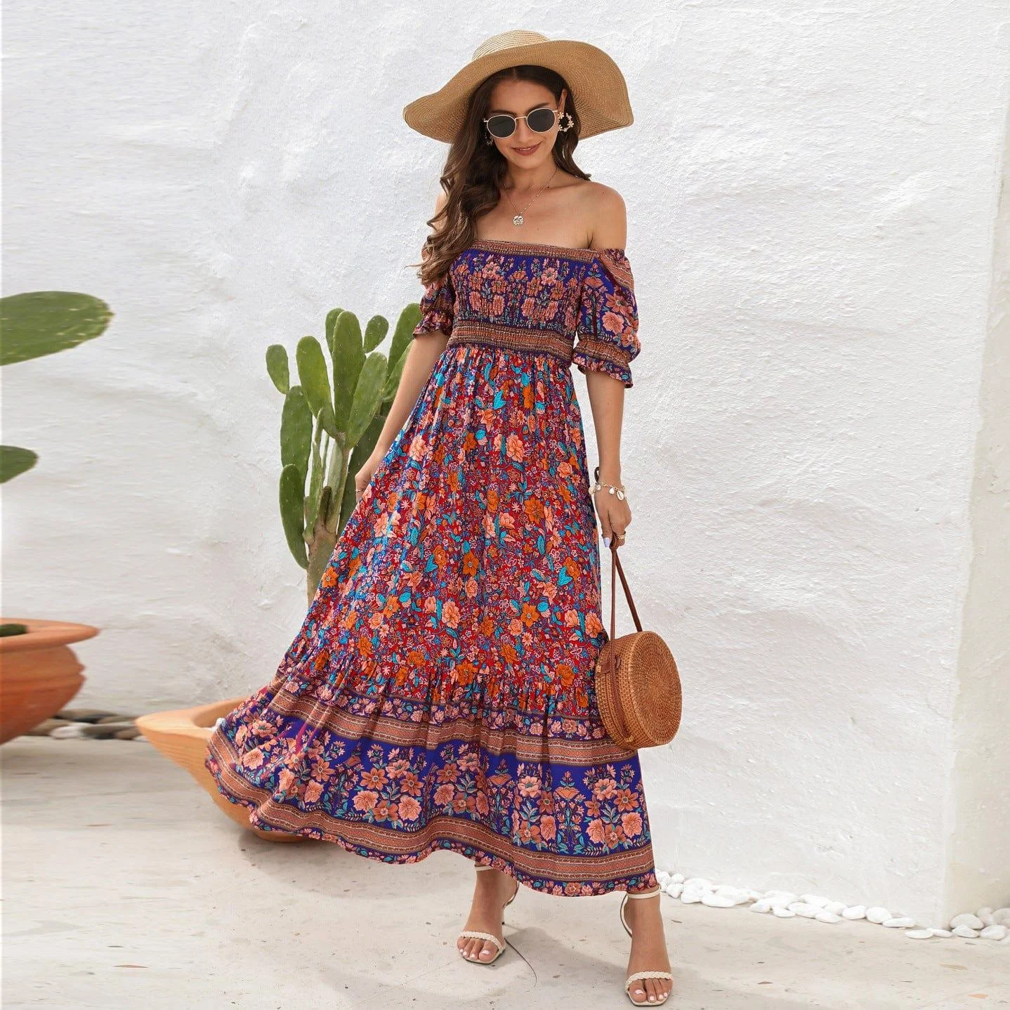 Jenna Boho Maxi Dress - Glova