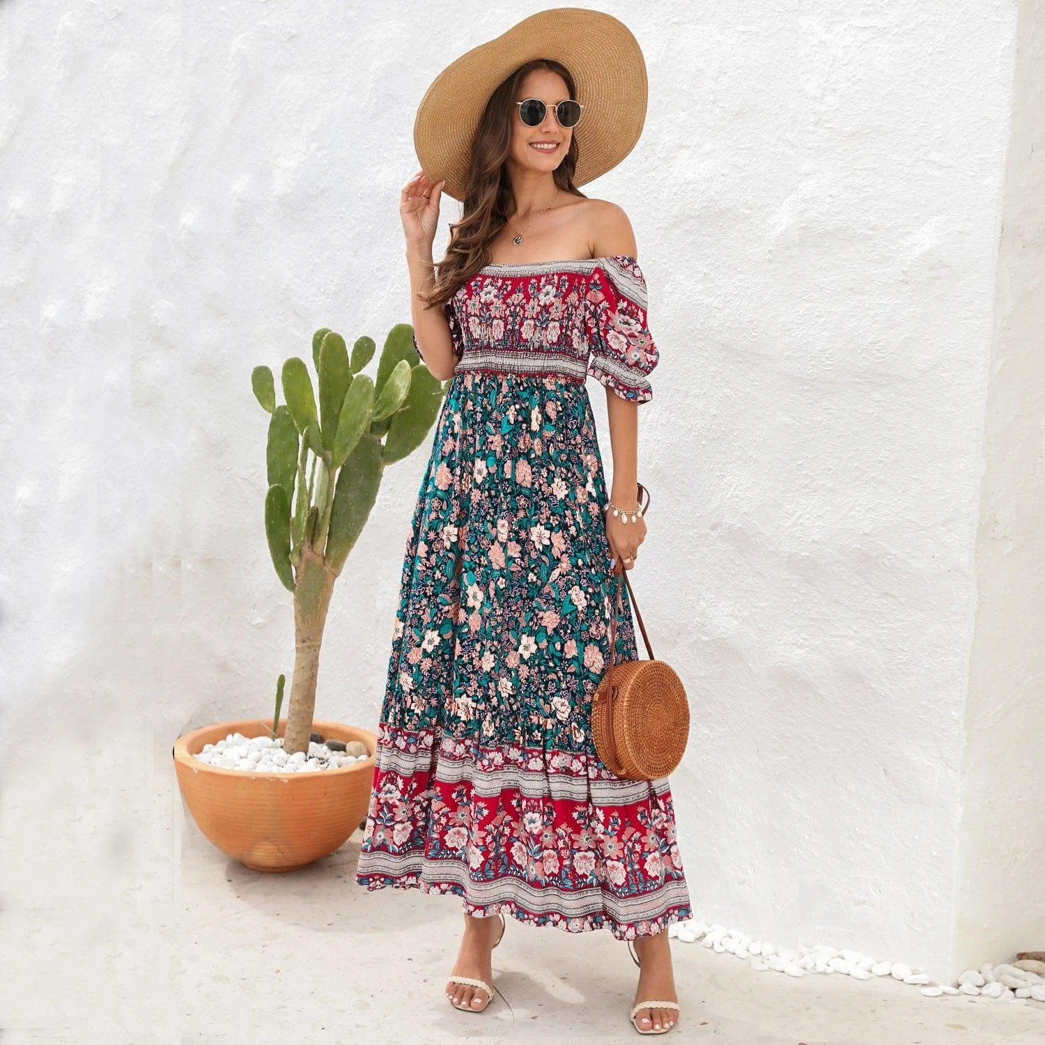 Jenna Boho Maxi Dress - Glova