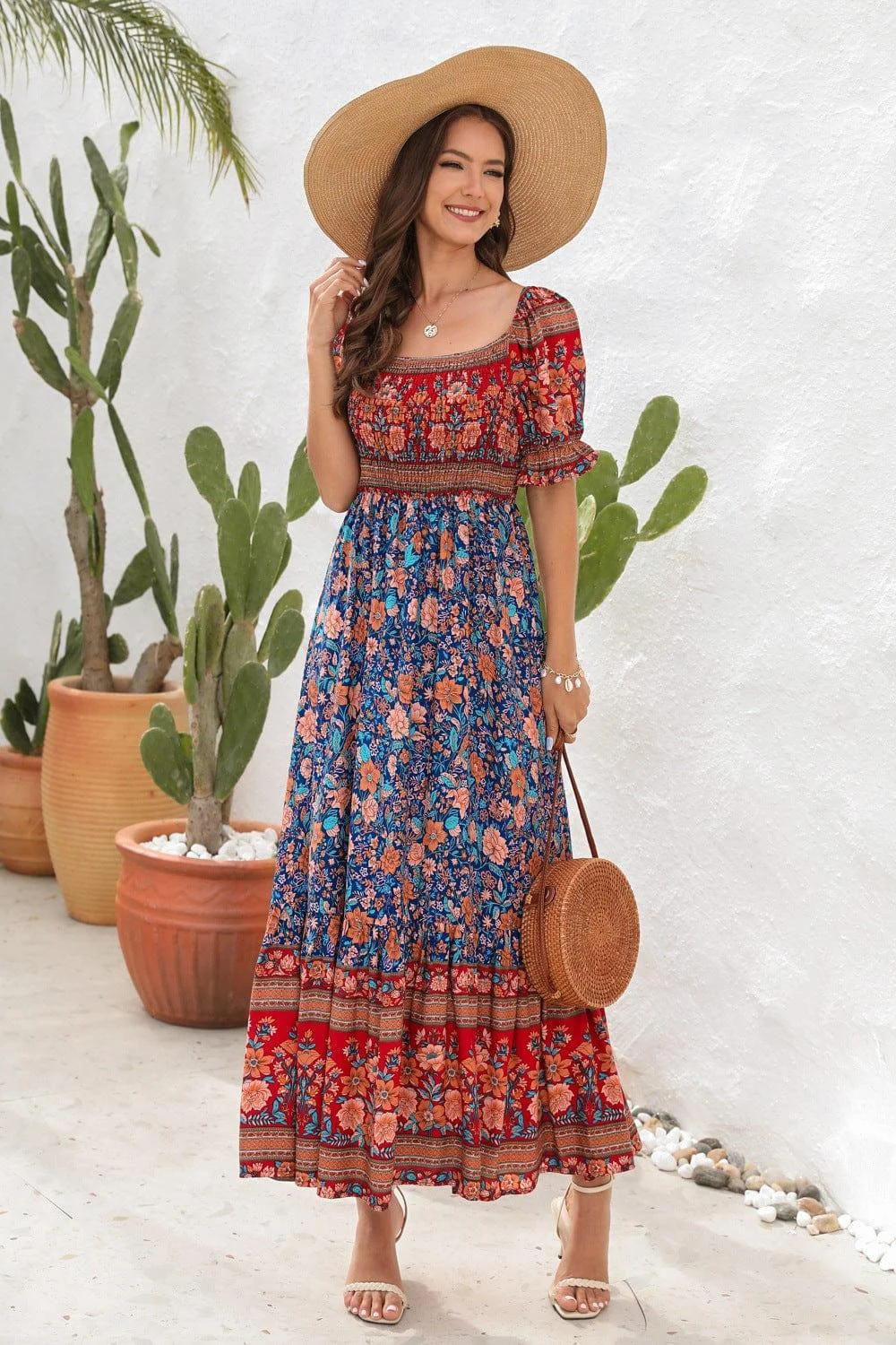 Jenna Boho Maxi Dress - Glova