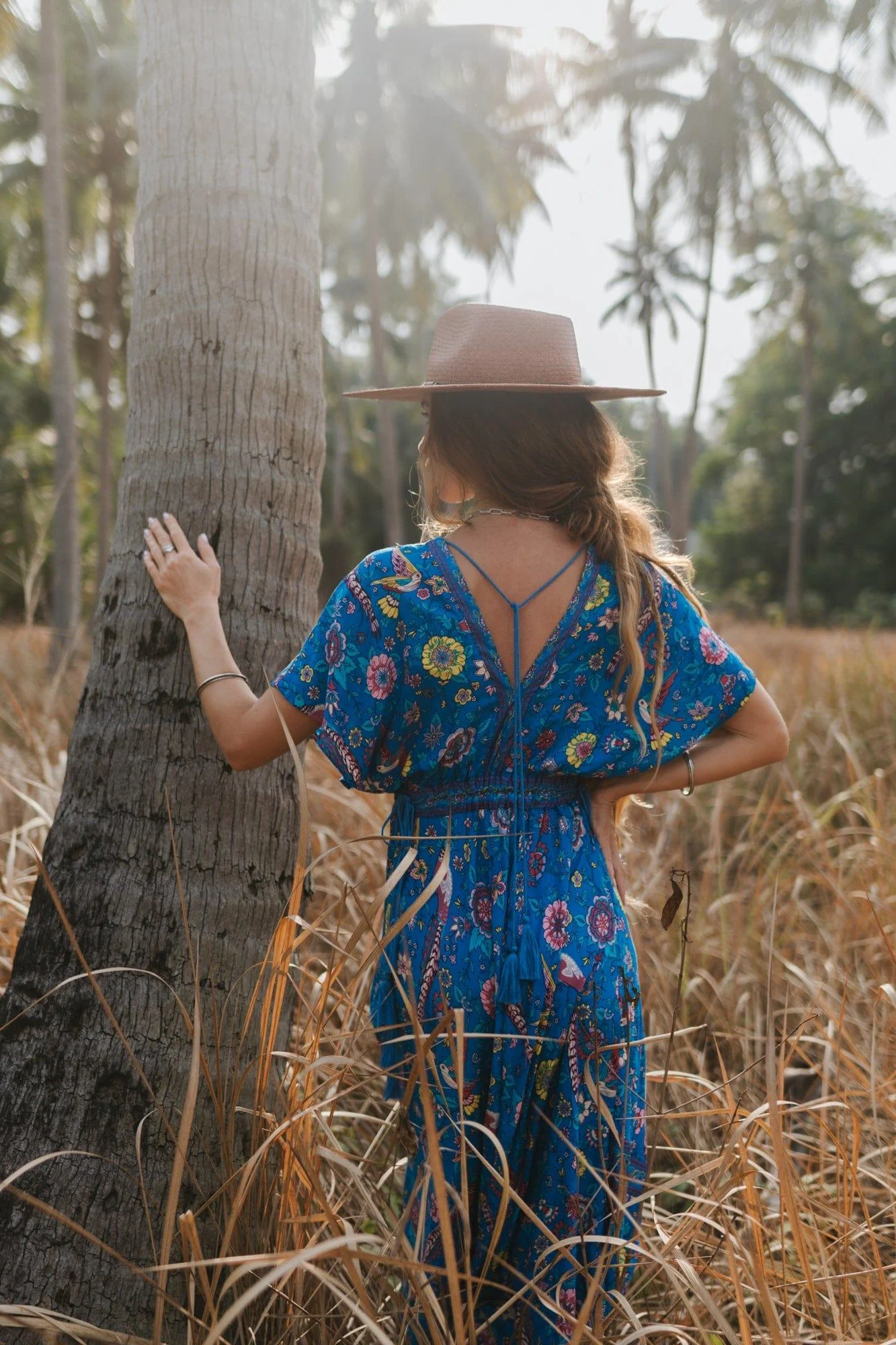 JETTA Maxi Dress - Blue - Glova