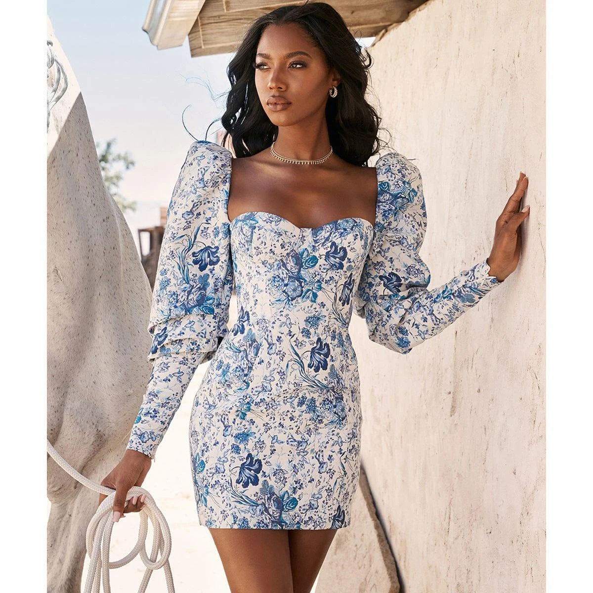 Jocelyn Boho Mini Dress - Glova