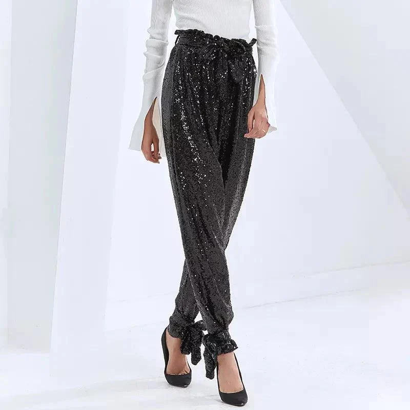 Jones Sequin Jogger Pants - Glova