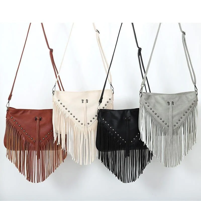 Josette Fringe Crossbody Bag - Glova