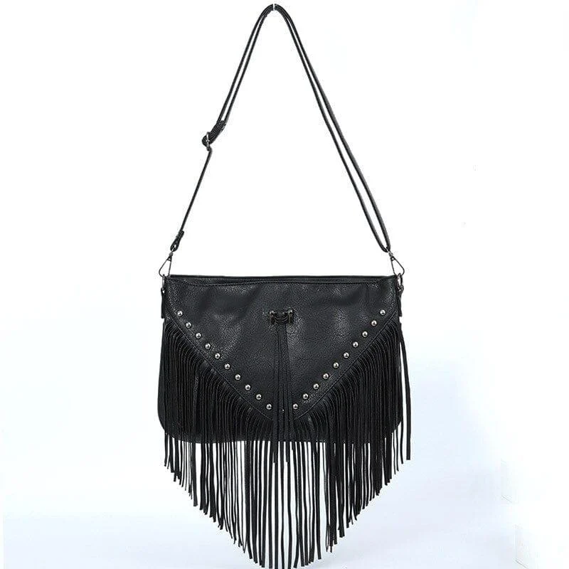 Josette Fringe Crossbody Bag - Glova