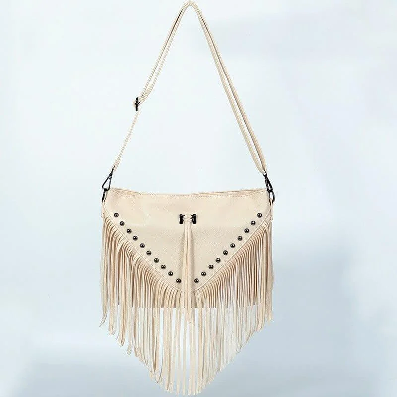 Josette Fringe Crossbody Bag - Glova