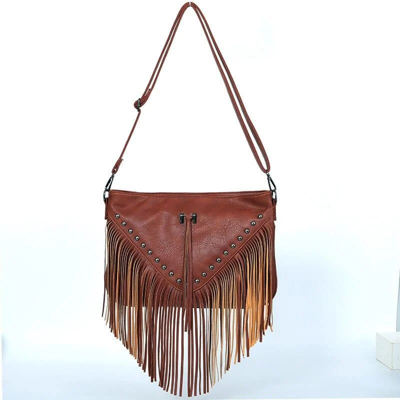 Josette Fringe Crossbody Bag - Glova