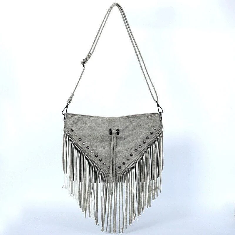 Josette Fringe Crossbody Bag - Glova