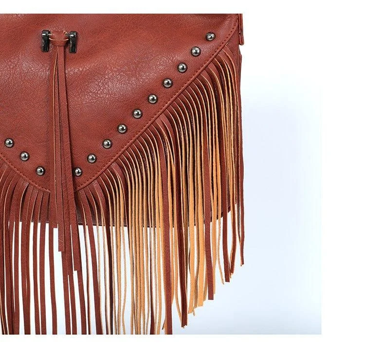 Josette Fringe Crossbody Bag - Glova