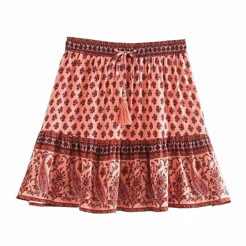 Josie Mini Skirt in Pink - Glova