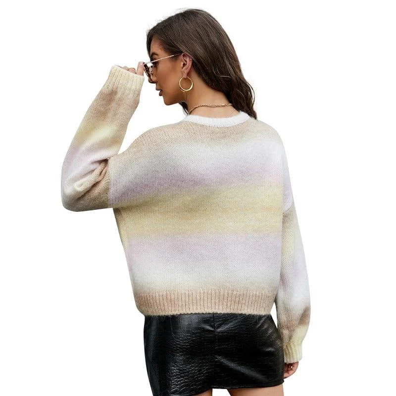 Journee Ombre Knitted Sweater - Glova