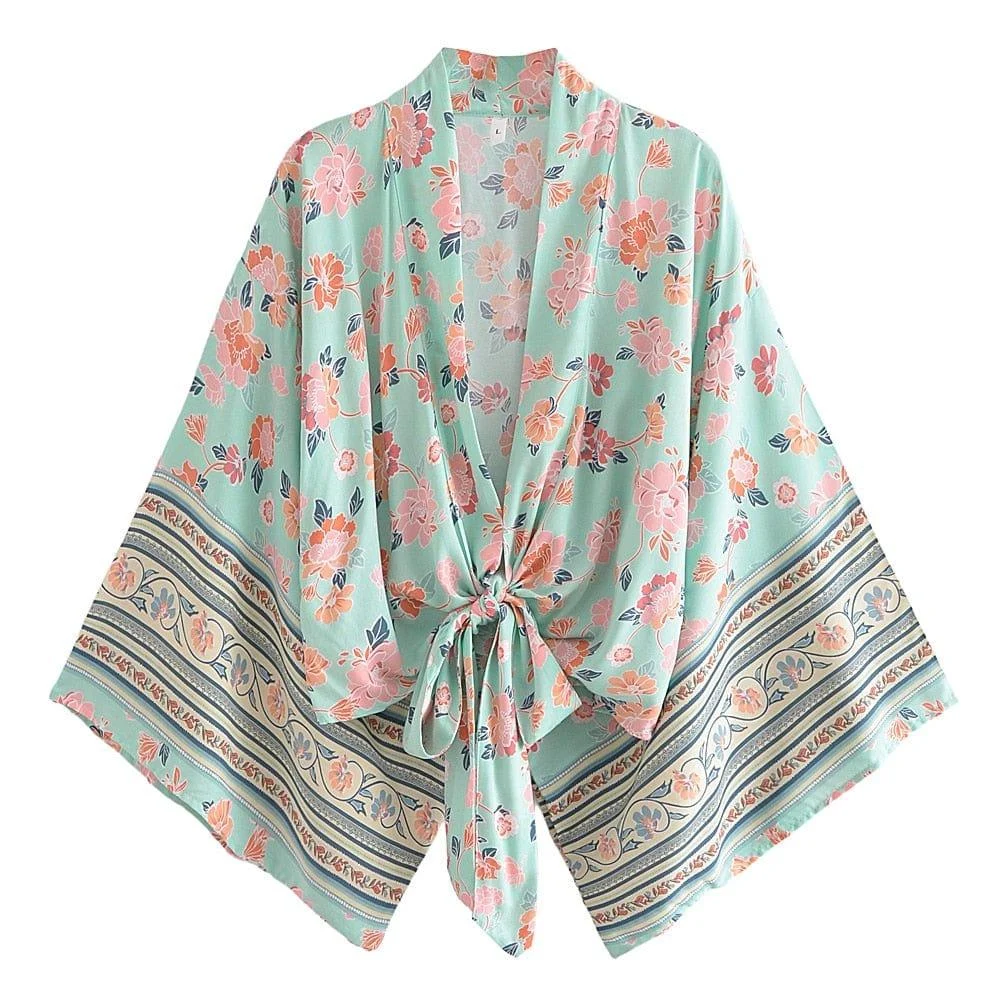 Juno Boho Cropped Kimono - Glova