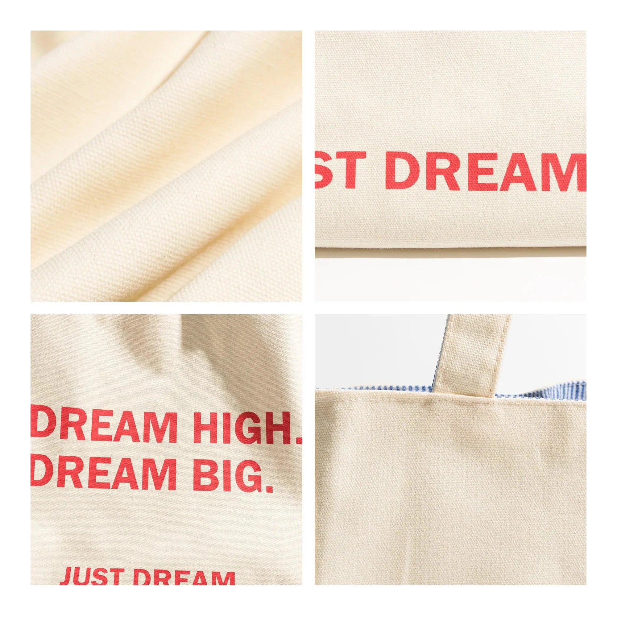 Just Dream Statement Eco Canvas Tote - Glova