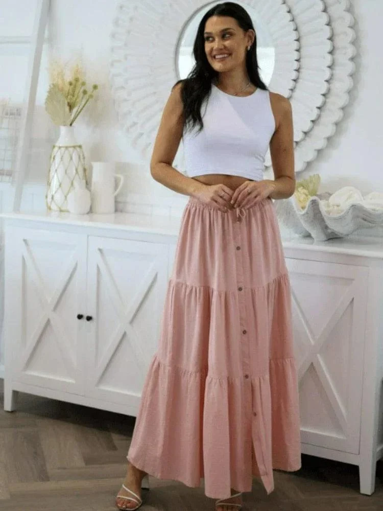 Kaida Bohemian Maxi Skirt - Glova