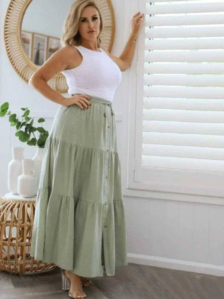 Kaida Bohemian Maxi Skirt - Glova