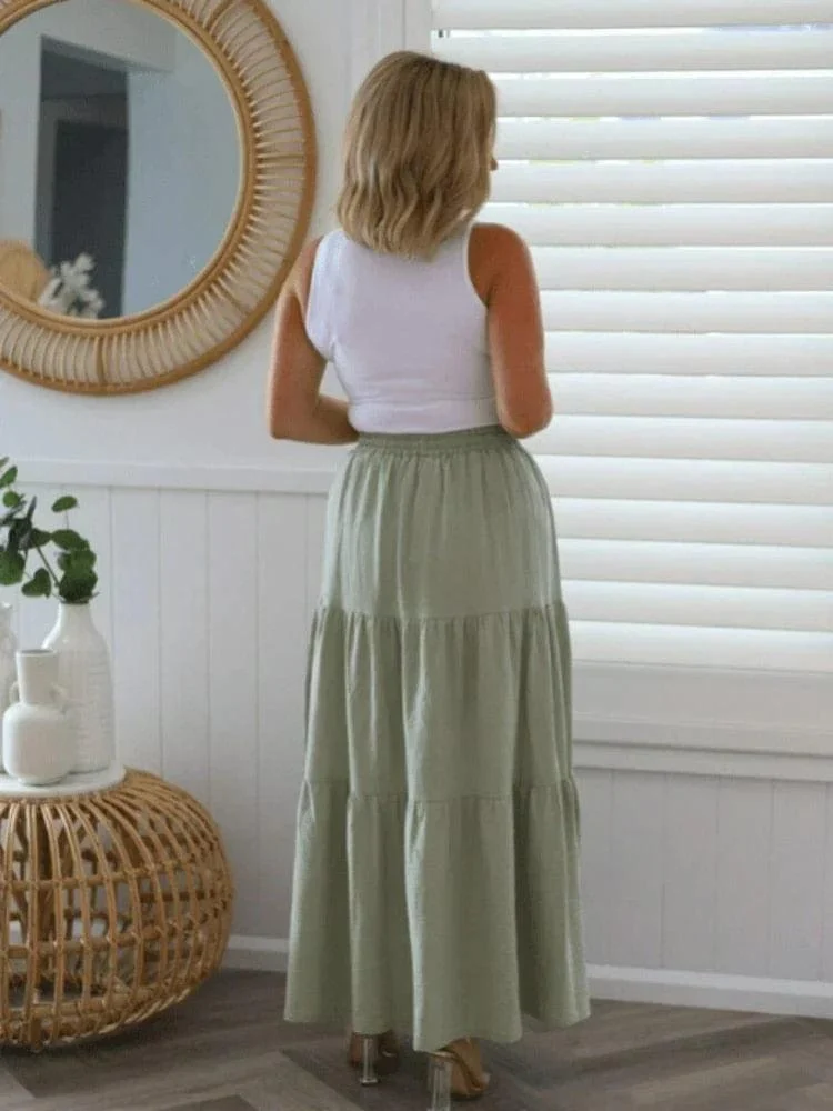 Kaida Bohemian Maxi Skirt - Glova