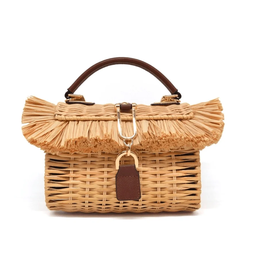 Kamari Straw Raffia Handbags - 2 Colors - Glova