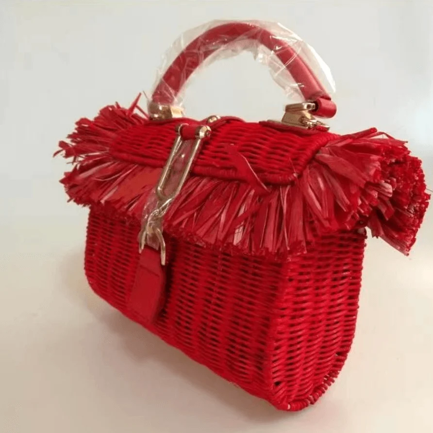 Kamari Straw Raffia Handbags - 2 Colors - Glova