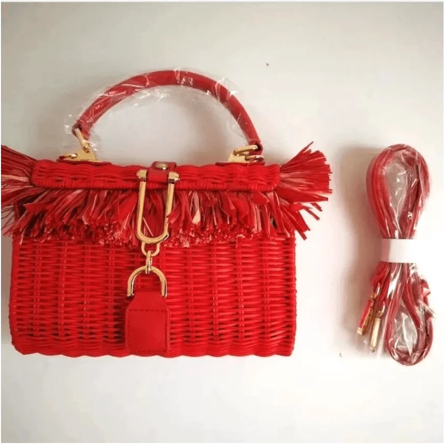 Kamari Straw Raffia Handbags - 2 Colors - Glova