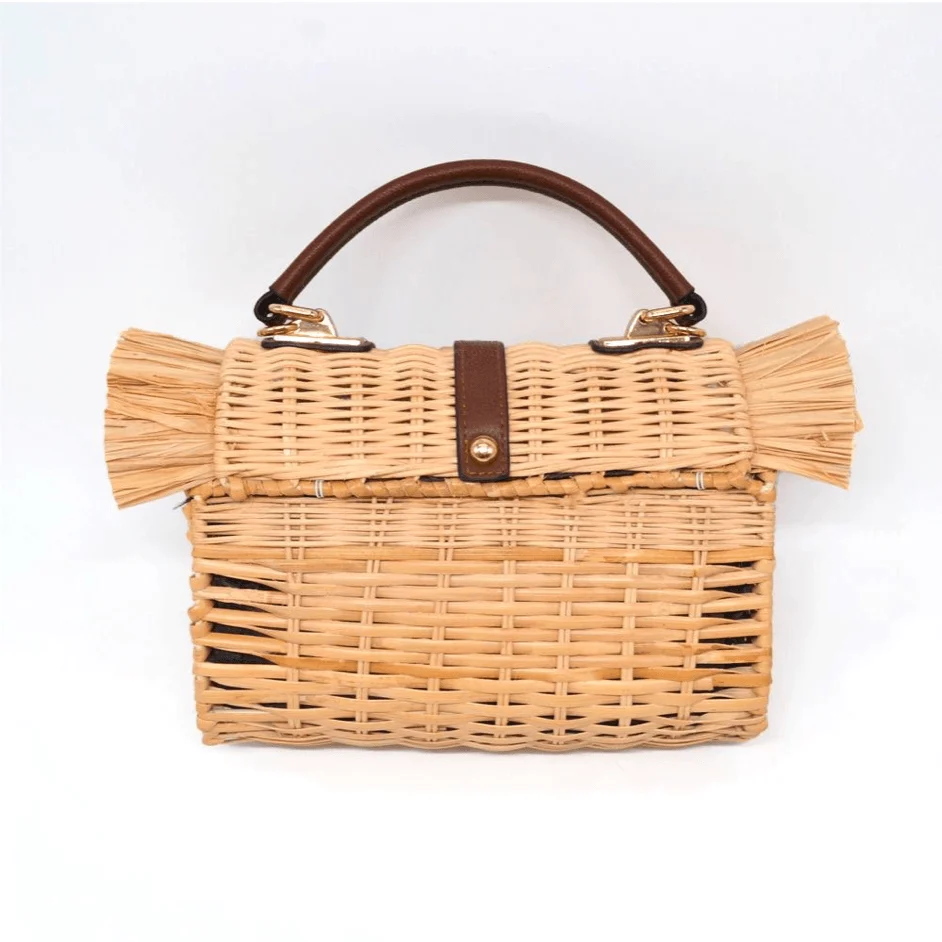 Kamari Straw Raffia Handbags - 2 Colors - Glova