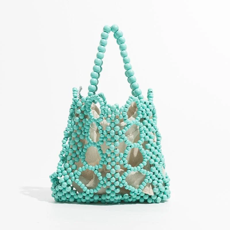 Kana Colorful Beaded Mini Tote Bag - 4 Colors - Glova