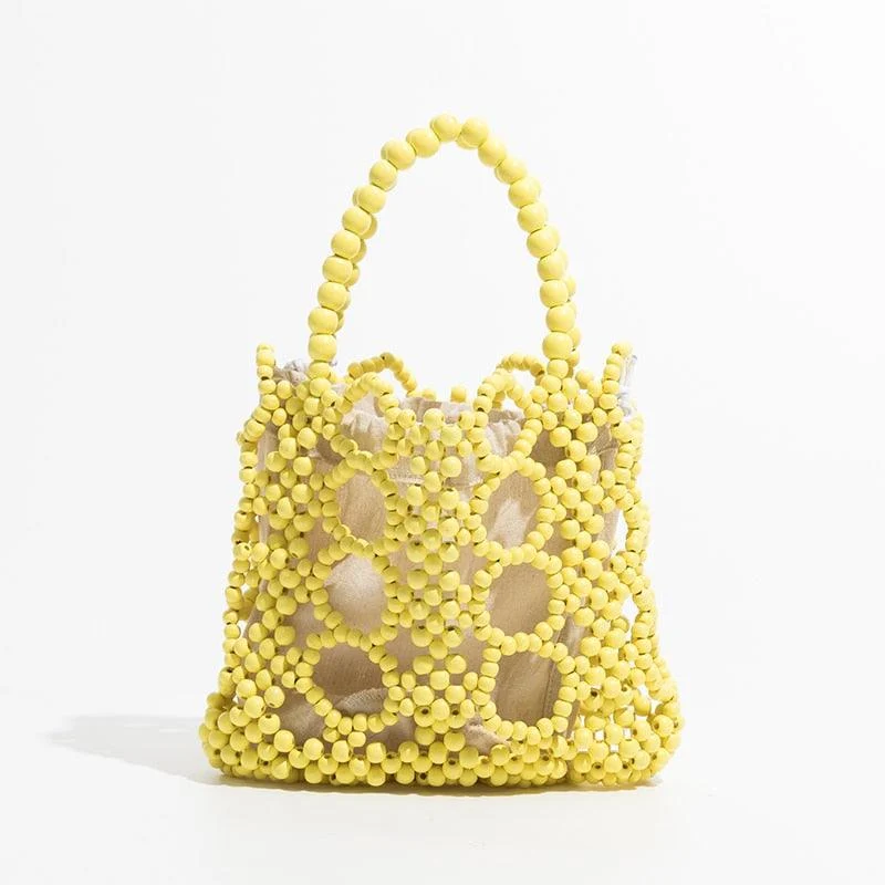 Kana Colorful Beaded Mini Tote Bag - 4 Colors - Glova