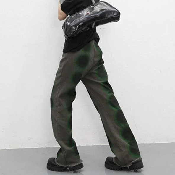 Karim Harajuku Grunge Denim Pants - Glova