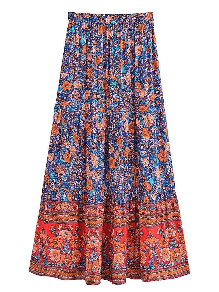 Karsyn Boho Maxi Skirt - Glova