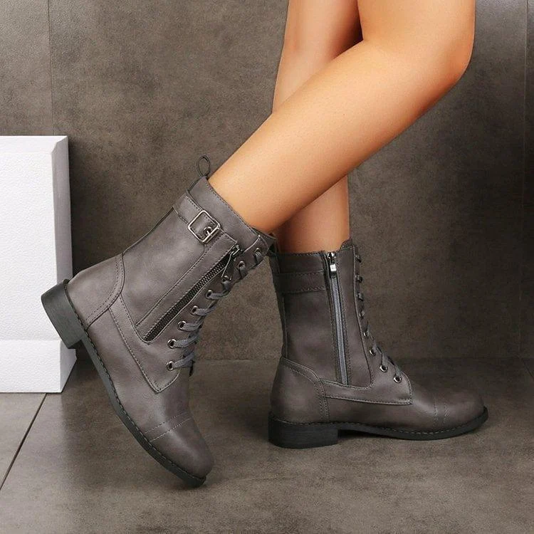 Kassandra Lace Up Boots - Glova