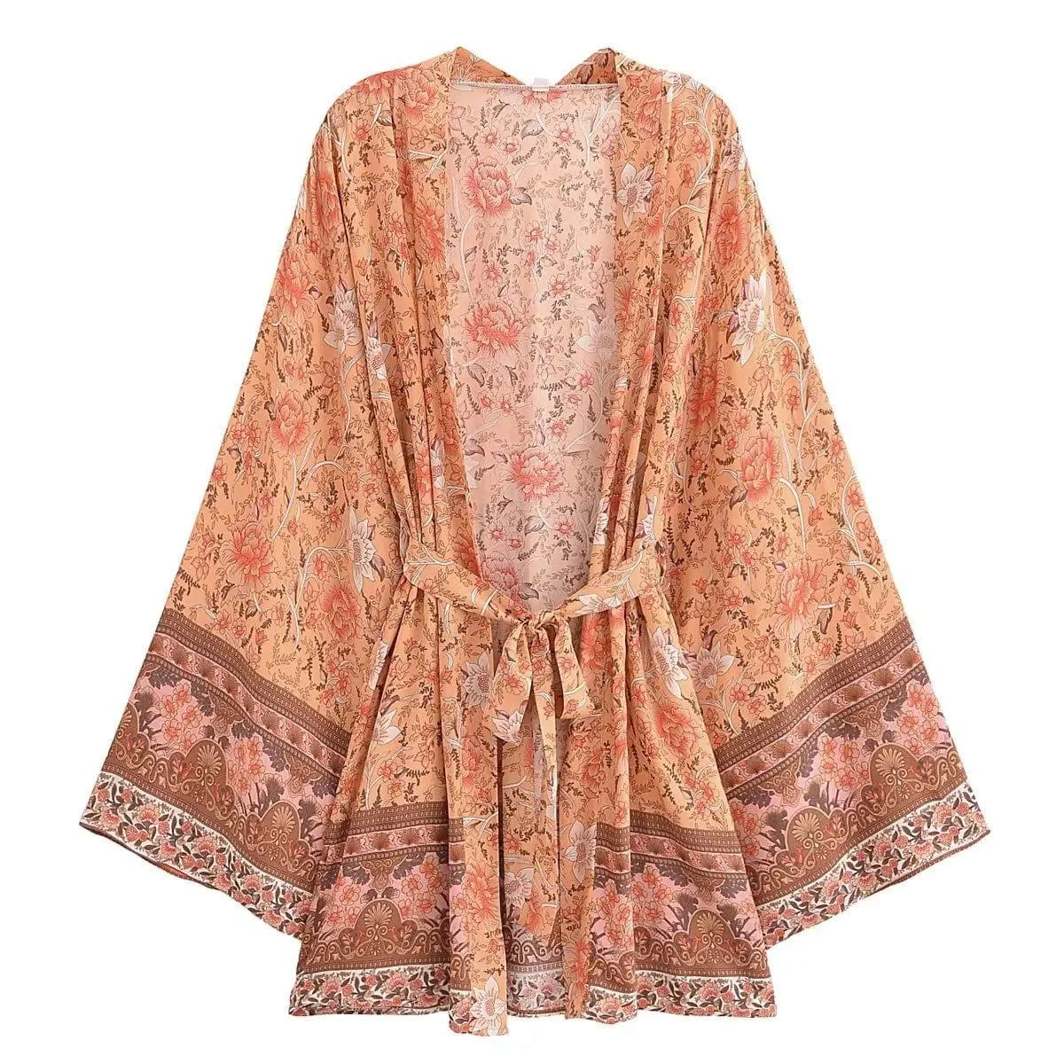 Kassidy Floral Kimono Robe - Glova