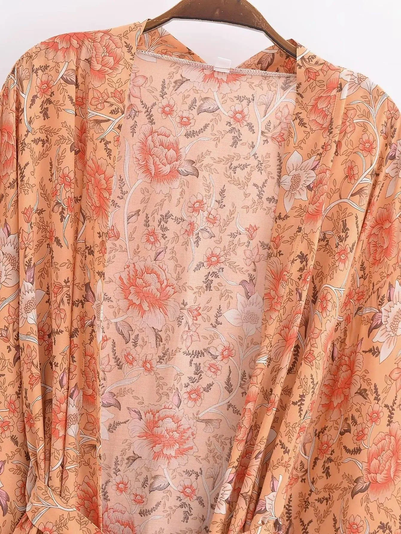 Kassidy Floral Kimono Robe - Glova